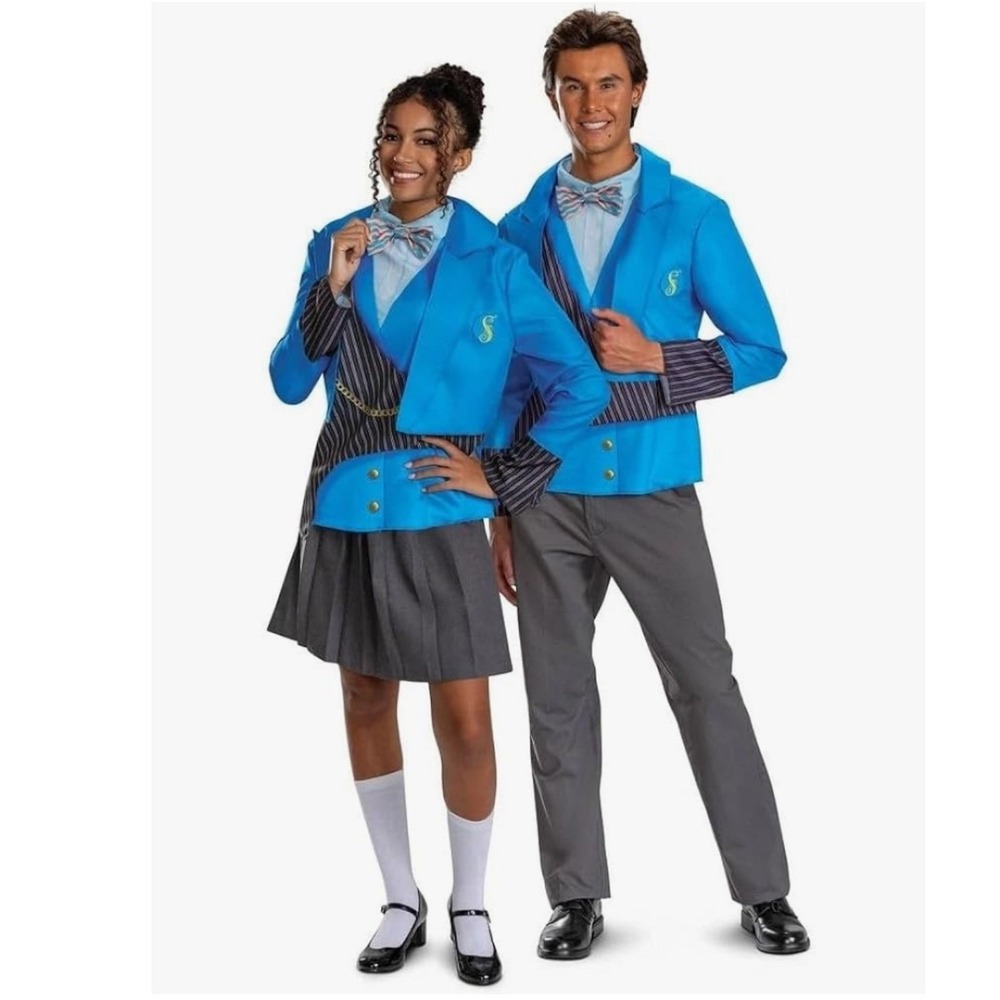 Disguise Wicked Shiz University Costume Kit Mens Womens Cosplay Blue One Size